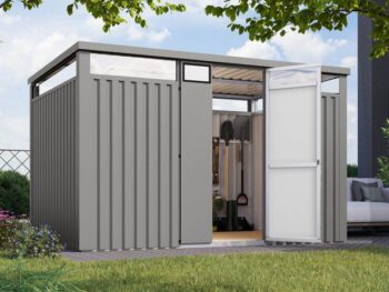 KOVINSKA VRTNA HIKA KARIBU OSTEN 3 ALUMINIJ 330X220X215